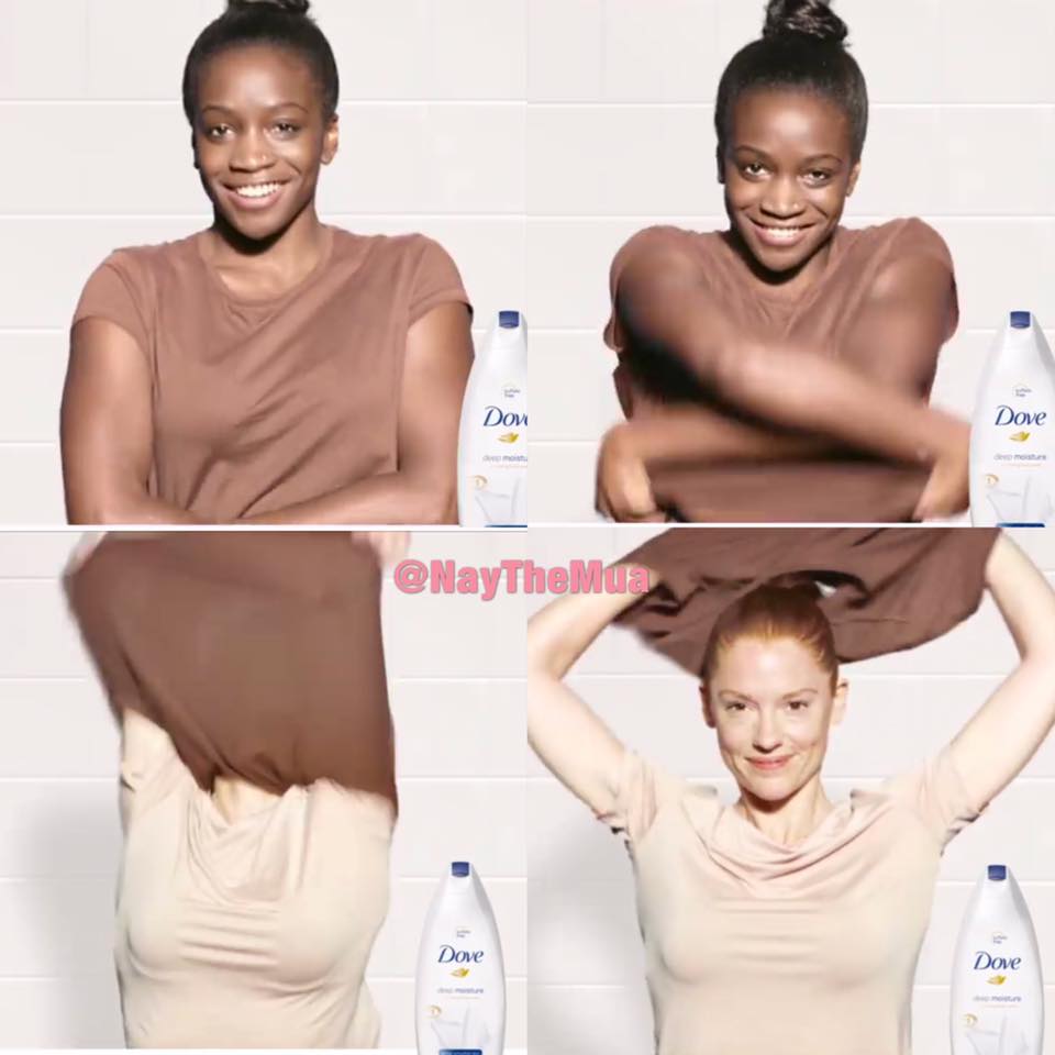 Dove: pubblicità razzista?
