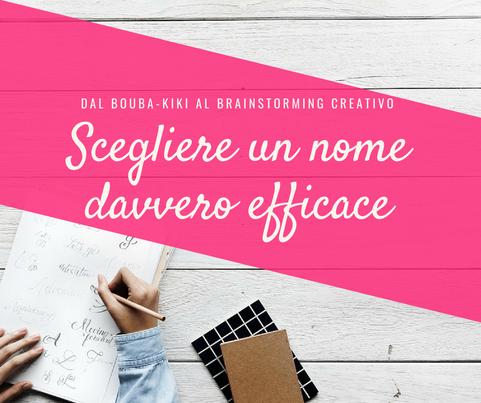 Naming: come scegliere un nome efficace