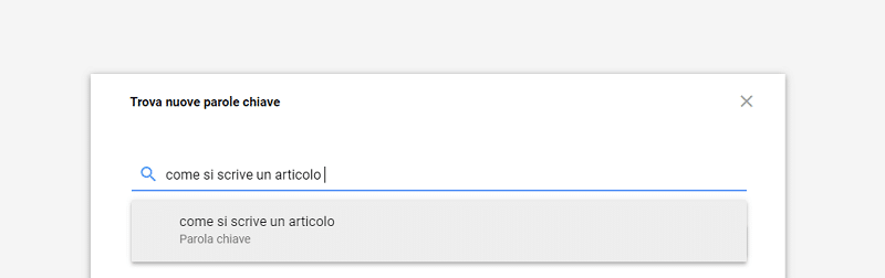 Scrivere un articolo: Google Adwords